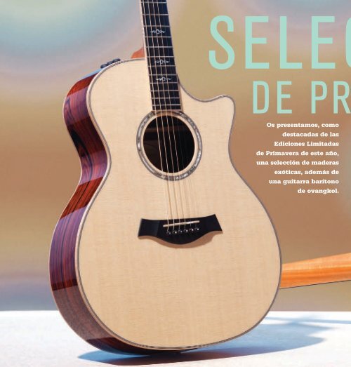 Ediciones Limitadas de Primavera - Taylor Guitars