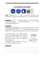 Leuchtendes Scherblatt