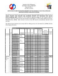 Republic of the Philippines NATIONAL FOOD AUTHORITY ... - NFA