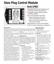 Glow Plug Control Module Model GPM92 - Pacific Marine & Industrial