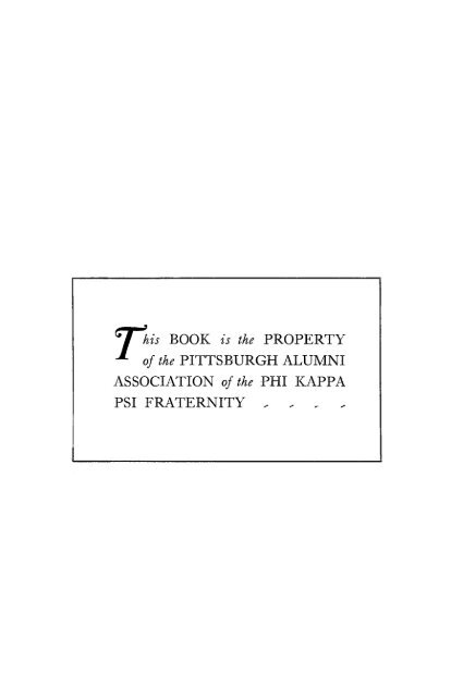 1905 Volume 26 No 1-7 - Phikappapsi Archeios