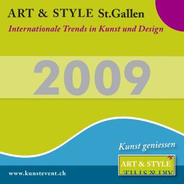 PDF (2 mb) - zur ART & STYLE St.Gallen