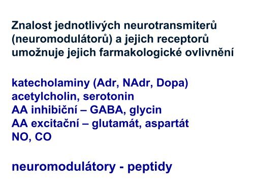 VÃ½voj a stavba CNS - AnatomickÃ½ Ãºstav 1.LF UK - Univerzita Karlova