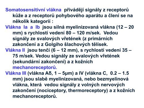 VÃ½voj a stavba CNS - AnatomickÃ½ Ãºstav 1.LF UK - Univerzita Karlova