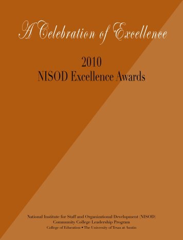 2010 NISOD Excellence Awards