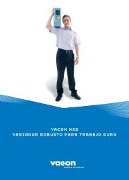 vacon nxs variador robusto para trabajo duro