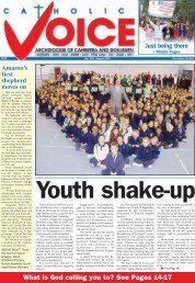 Catholic Voice Aug (Page 1) - The Archdiocese of Canberra ...