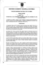 Resolucion 0007 de marzo 19 de 2013 - Parques Nacionales de ...