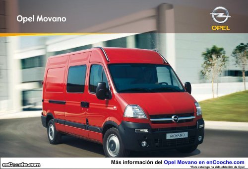 CatÃ¡logo Opel Movano - enCooche.com