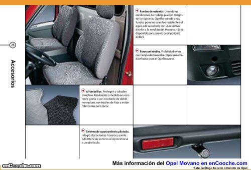 CatÃ¡logo Opel Movano - enCooche.com