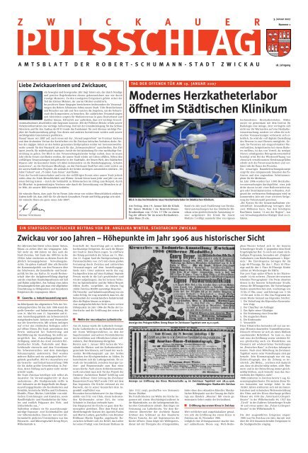 Amtsblatt Nr. 01 vom 03.01.2007 - Stadt Zwickau