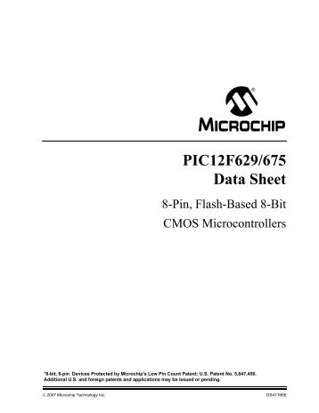 PIC12F629/675 Data Sheet