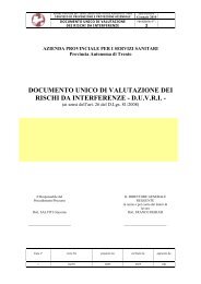 documento di valutazione del rischio chimico - Azienda Provinciale ...