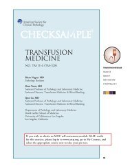 TRANSFUSION MEDICINE - the UCLA Department of Pathology ...