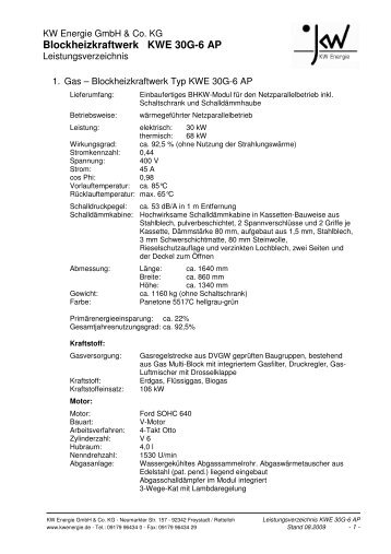 LV 30G-6 AP - KW Energie