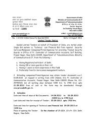 Tender for Hiring of Security Guard dt. 13.08.2013 - Controller of ...