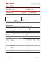 Micro Loan Application form - OCBC Bank