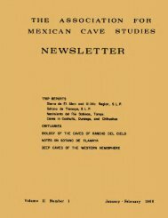 17MB PDF - Association for Mexican Cave Studies