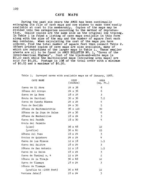 17MB PDF - Association for Mexican Cave Studies