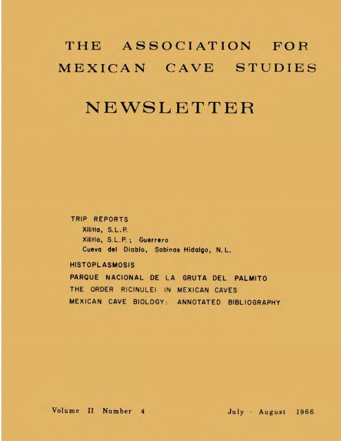 17MB PDF - Association for Mexican Cave Studies