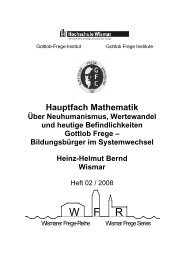 Gottlob Frege - Hochschule Wismar