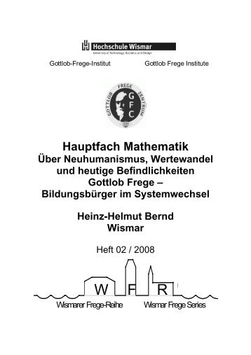 Gottlob Frege - Hochschule Wismar