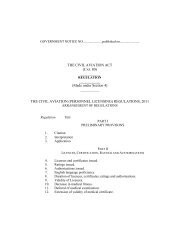 THE CIVIL AVIATION (PERSONNEL LICENSING) REGULATIONS ...