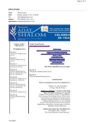 Page 1 of 4 11/1/2011 - Temple Adat Shalom