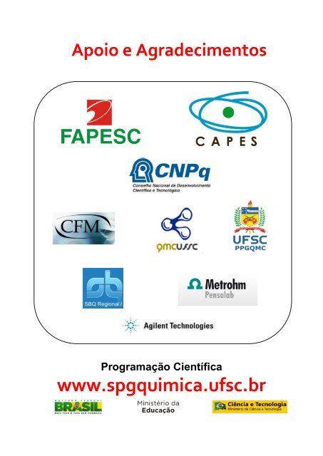 Programa - Universidade Federal de Santa Catarina - UFSC