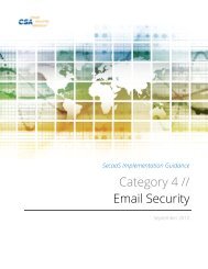 Email Security Implementation Guidance - Cloud Security Alliance