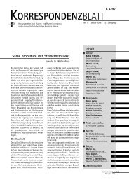 Ausgabe 2006 - Pfarrer- und Pfarrerinnenverein