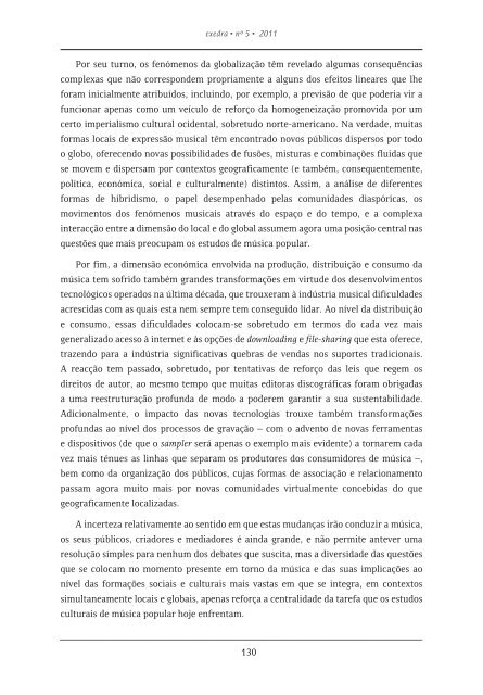 Estudos culturais de música popular – uma breve genealogia - Exedra