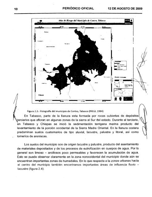 Atlas de riesgo PeriÃ³dico Oficial - H. Ayuntamiento de Centro