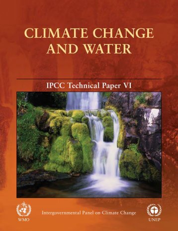 Technical Paper on Climate Change and Water - IPCC