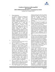 Conditions GÃ©nÃ©rales de Montage (PDF) - BHS Corrugated