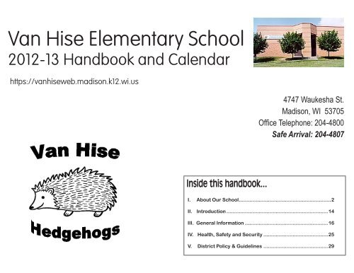 Van Hise Elementary School - Community Engagement & Public ...
