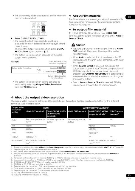 Operating Instructions - Pioneer