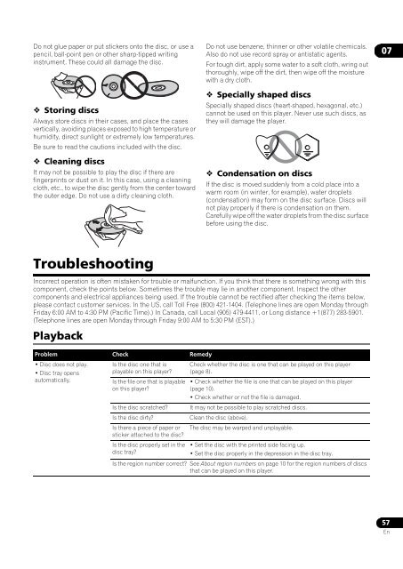 Operating Instructions - Pioneer