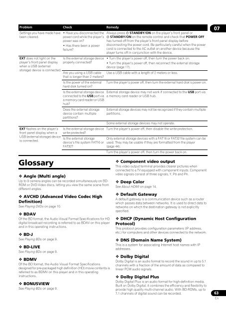 Operating Instructions - Pioneer