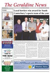 Local bowlers win award for South Canterbury's sports team of the ...