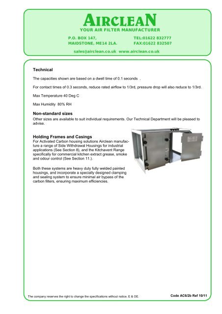 airclean - Intrabench