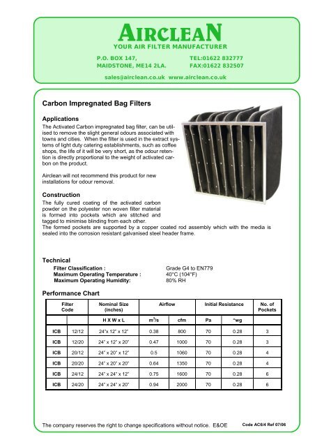 airclean - Intrabench