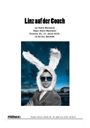 presse/pm linz auf der couch.pdf - Theater PhÃ¶nix