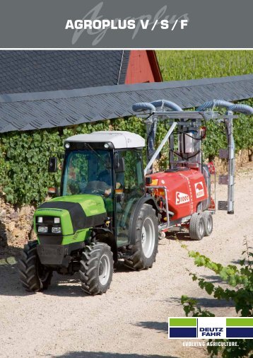 Trattori Deutz Fahr Agroplus S-F-V