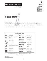 Toxo IgM - ILEX Medical Systems