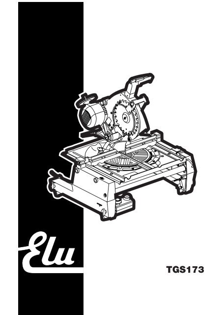 Elu - TGS173A2 - Electric Flipover Saw - Carey Tool