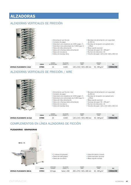 tarifa de productos - Alo girona