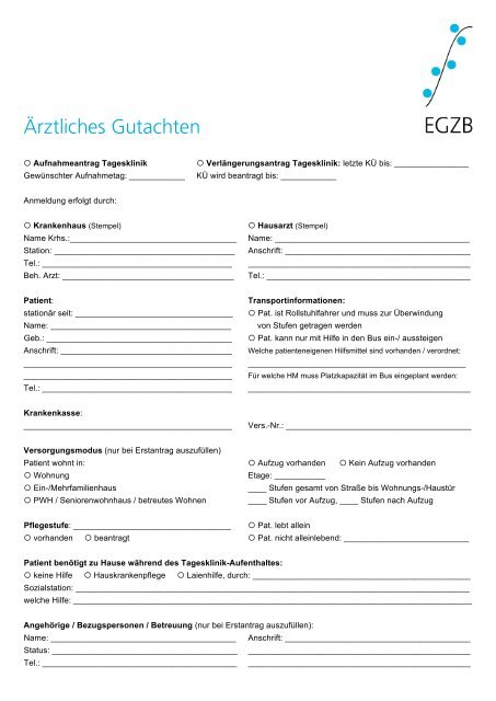 Ãrztliches Gutachten