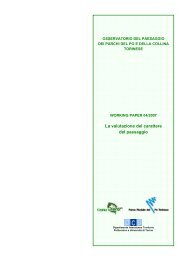 WP04/07. La valutazione del carattere del paesaggio