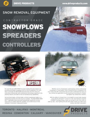 snow removal equipment flyer3.indd - Drive Products